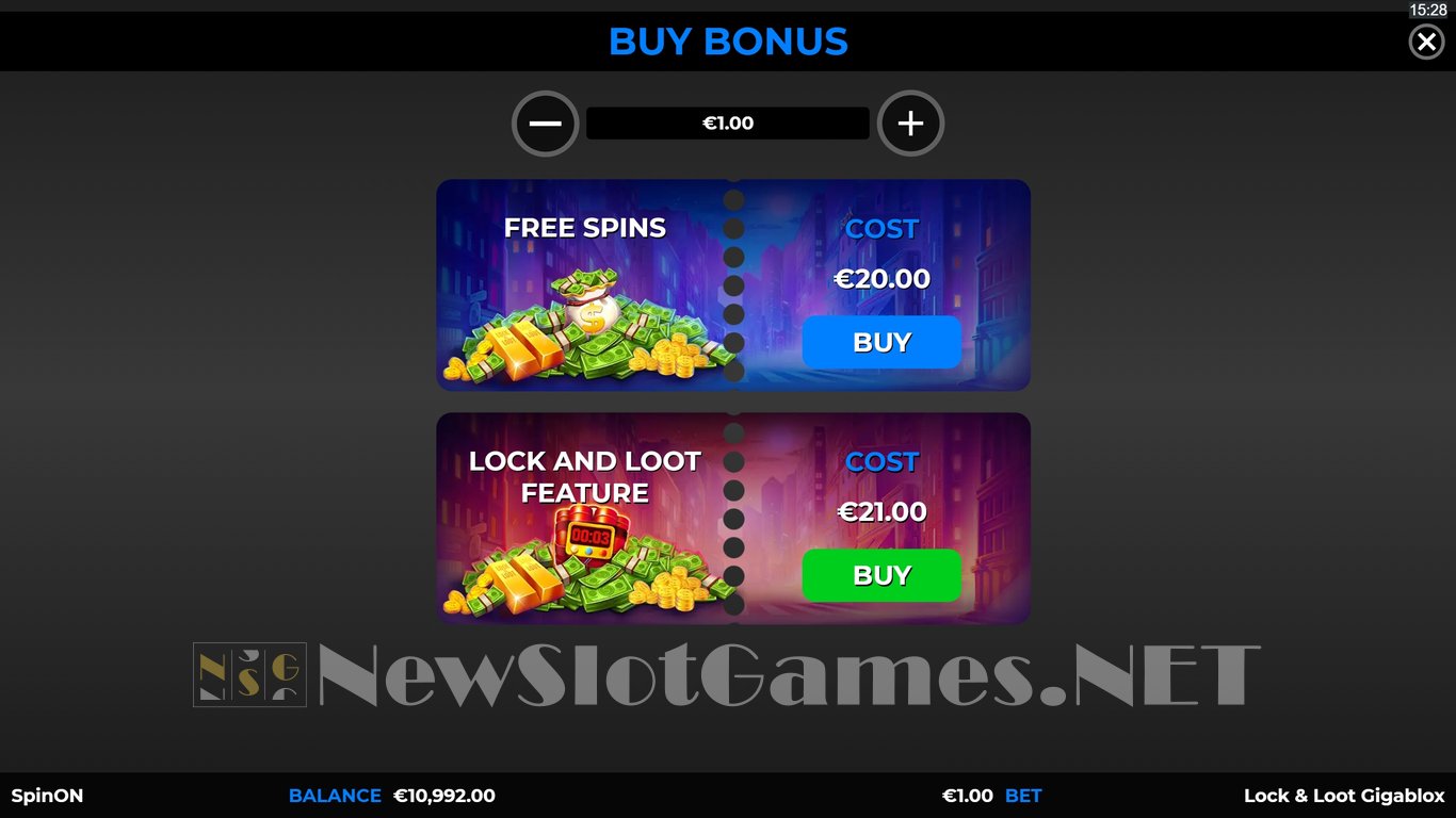 Lock & Loot Gigablox Slot Slot Image in Demo - pic. 6