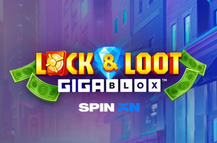 Lock & Loot Gigablox Slot Logo