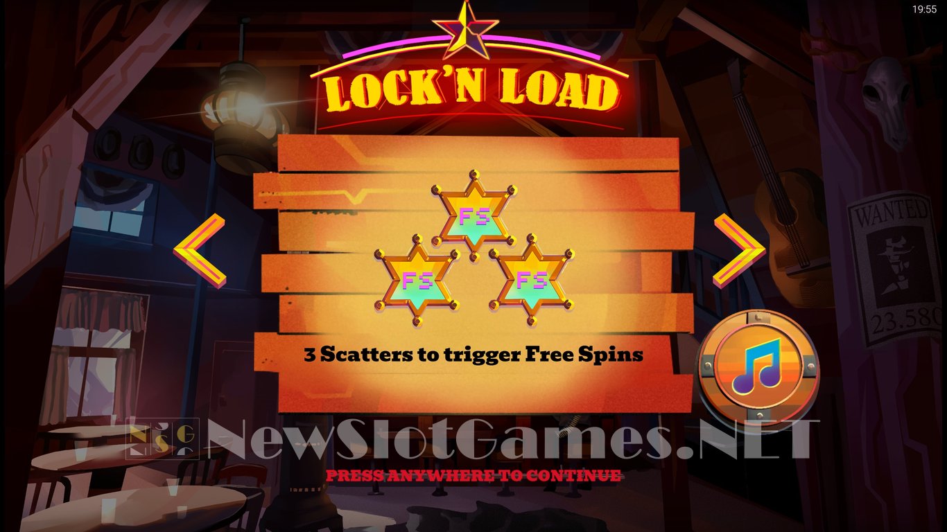 Lock n Load Slot Demo Image