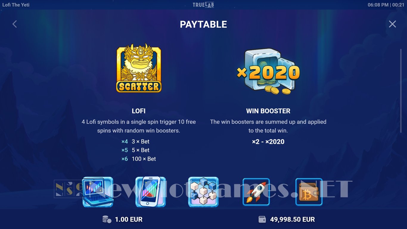 Lofi The Yeti Slot Slot Image in Demo - pic. 3