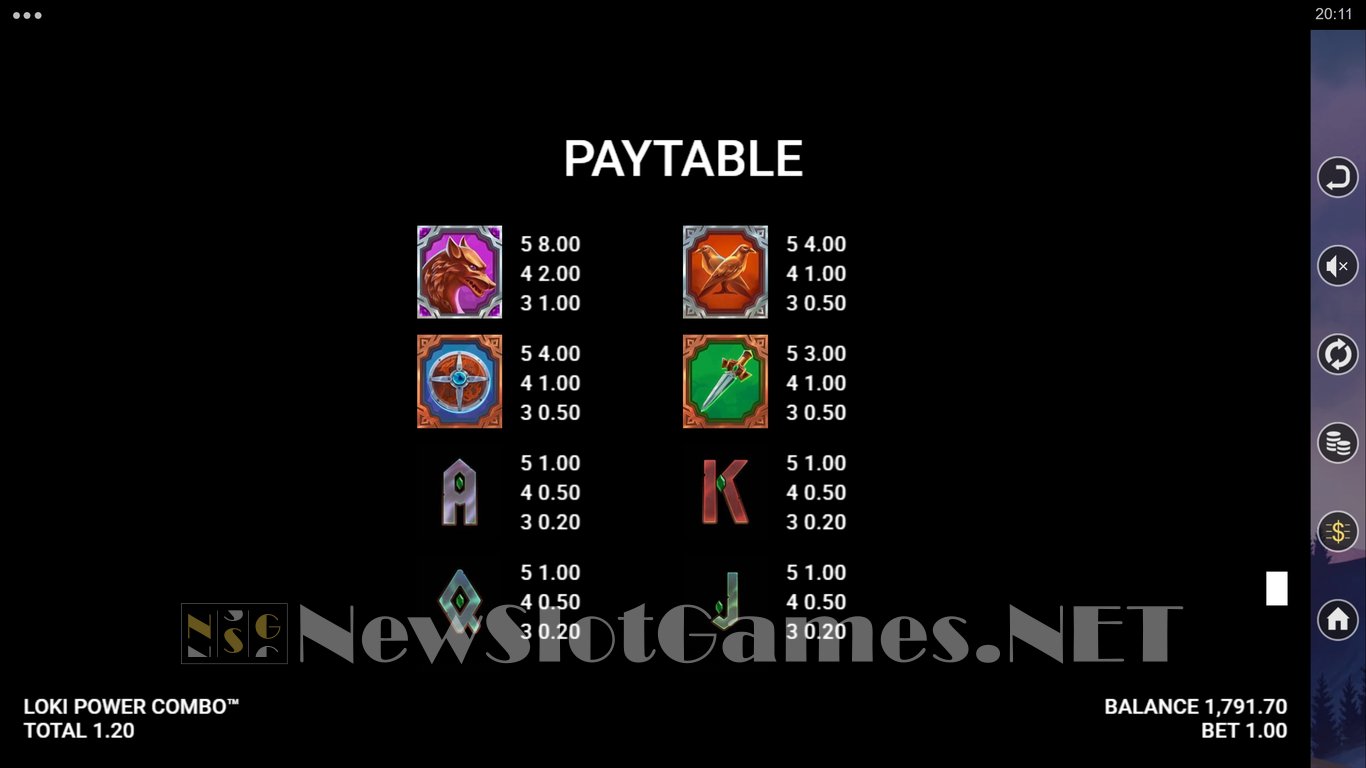 Loki Power Combo Slot Slot Image in Demo - pic. 8