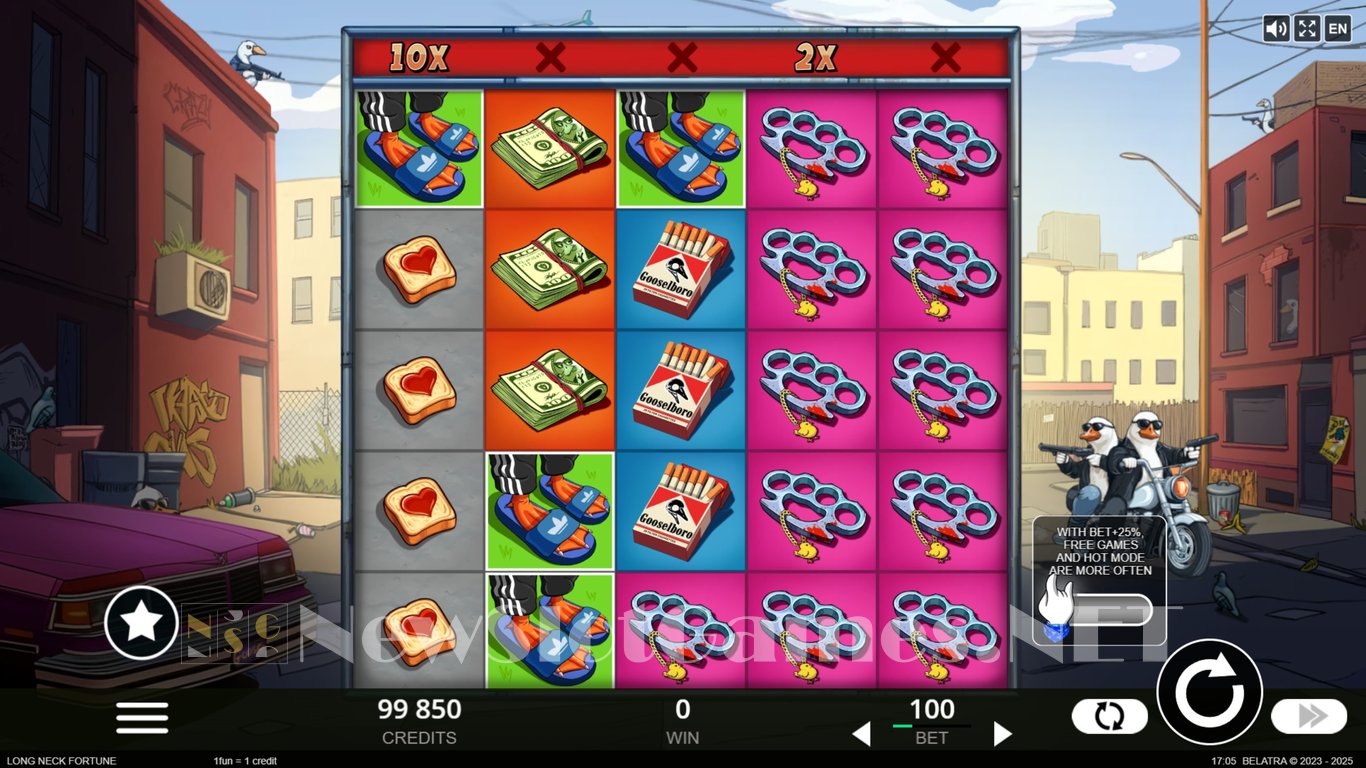 Long Neck Fortune Slot Demo Image