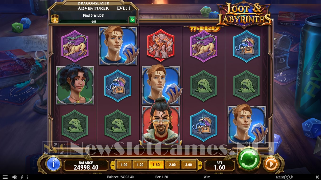 Loot & Labyrinths Slot Demo Image