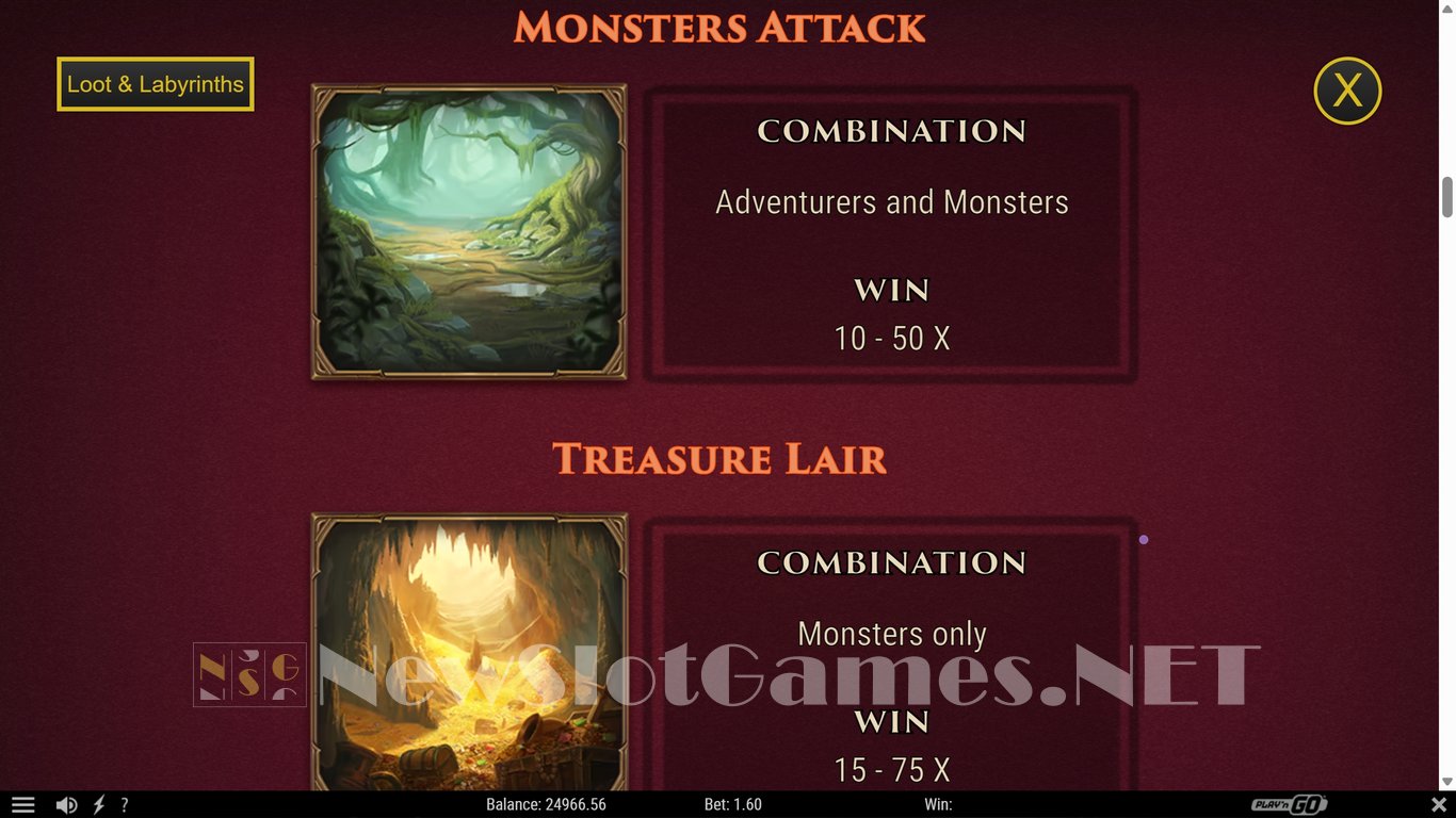 Loot & Labyrinths Slot Slot Image in Demo - pic. 8