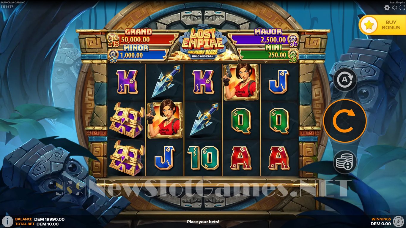 Lost Empire Slot Demo Image