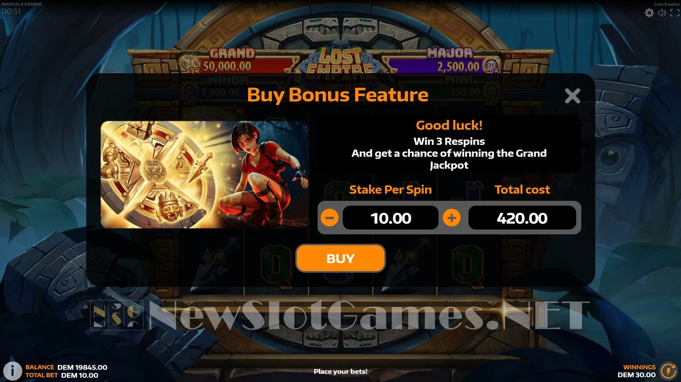 Lost Empire Slot Slot Image in Demo - pic. 8