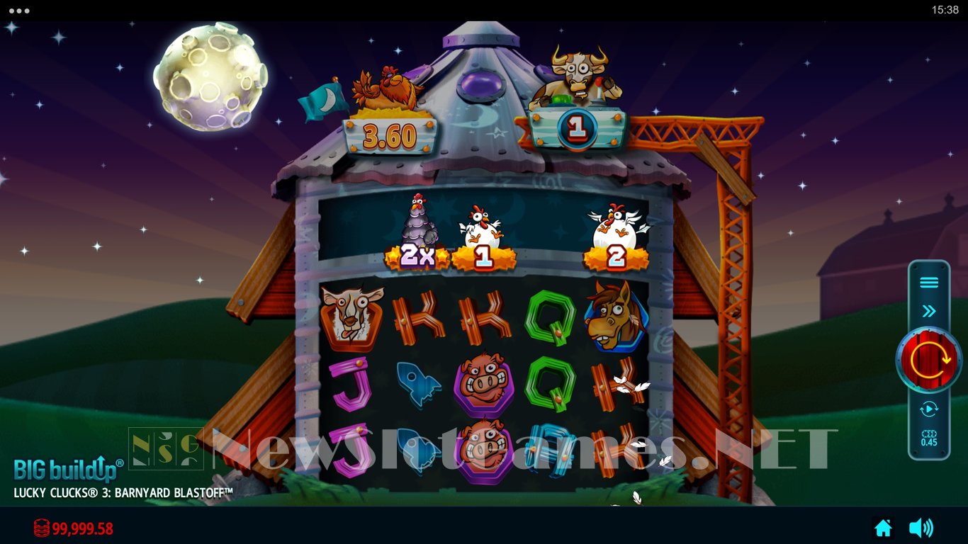 Lucky Clucks 3 Barnyard Blastoff Slot Slot Image in Demo - pic. 3
