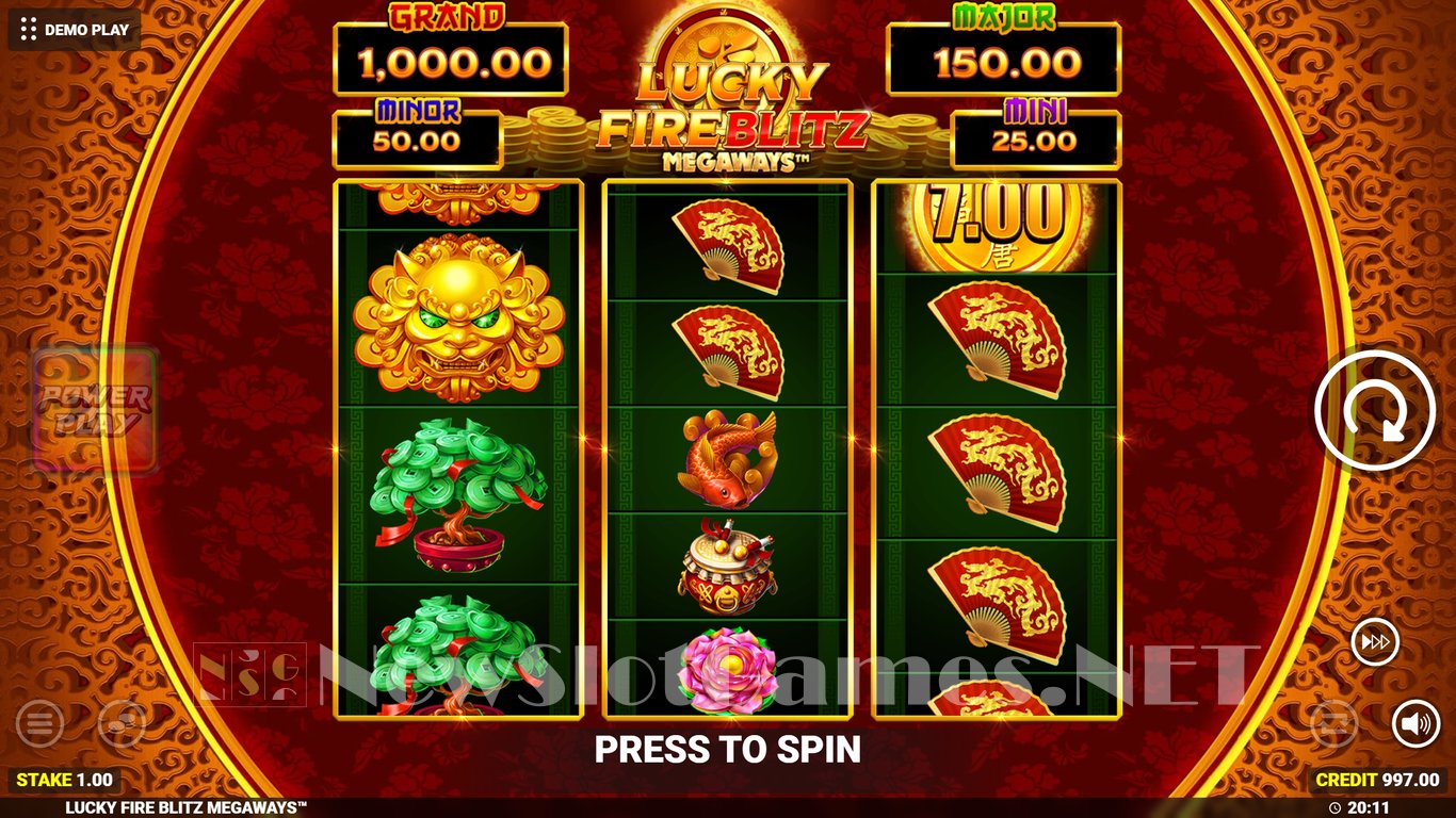 Lucky Fire Blitz Megaways Slot Slot Image in Demo - pic. 3