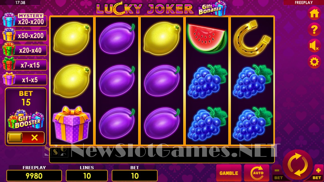 Lucky Joker Gift Bonanza Slot Demo Image
