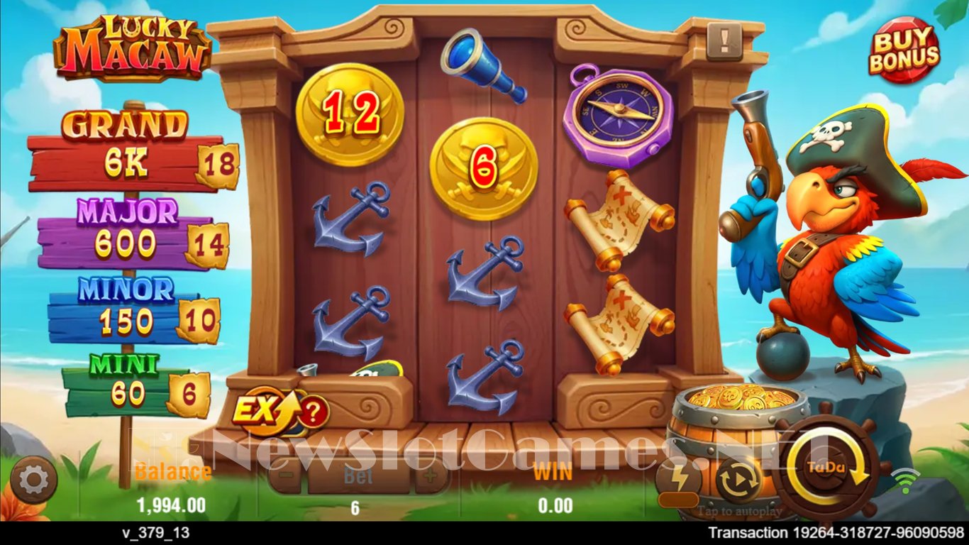 Lucky Macaw Slot Demo Image