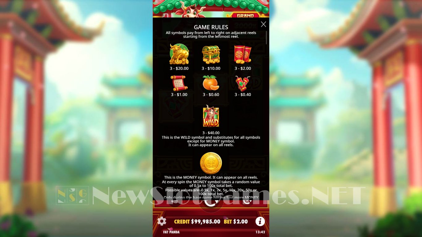 Lucky Ox Slot Slot Image in Demo - pic. 8