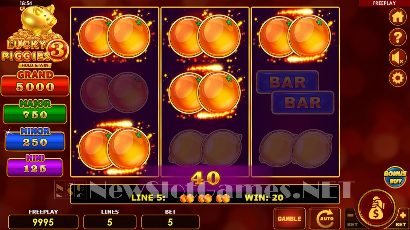 Lucky Piggies 3 Slot Demo Image