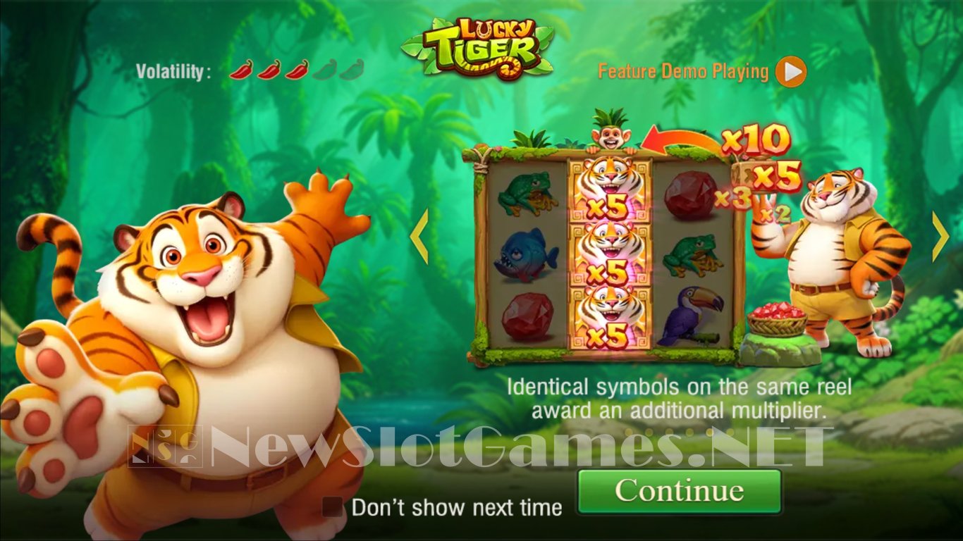 Lucky Tiger Slot Demo Image