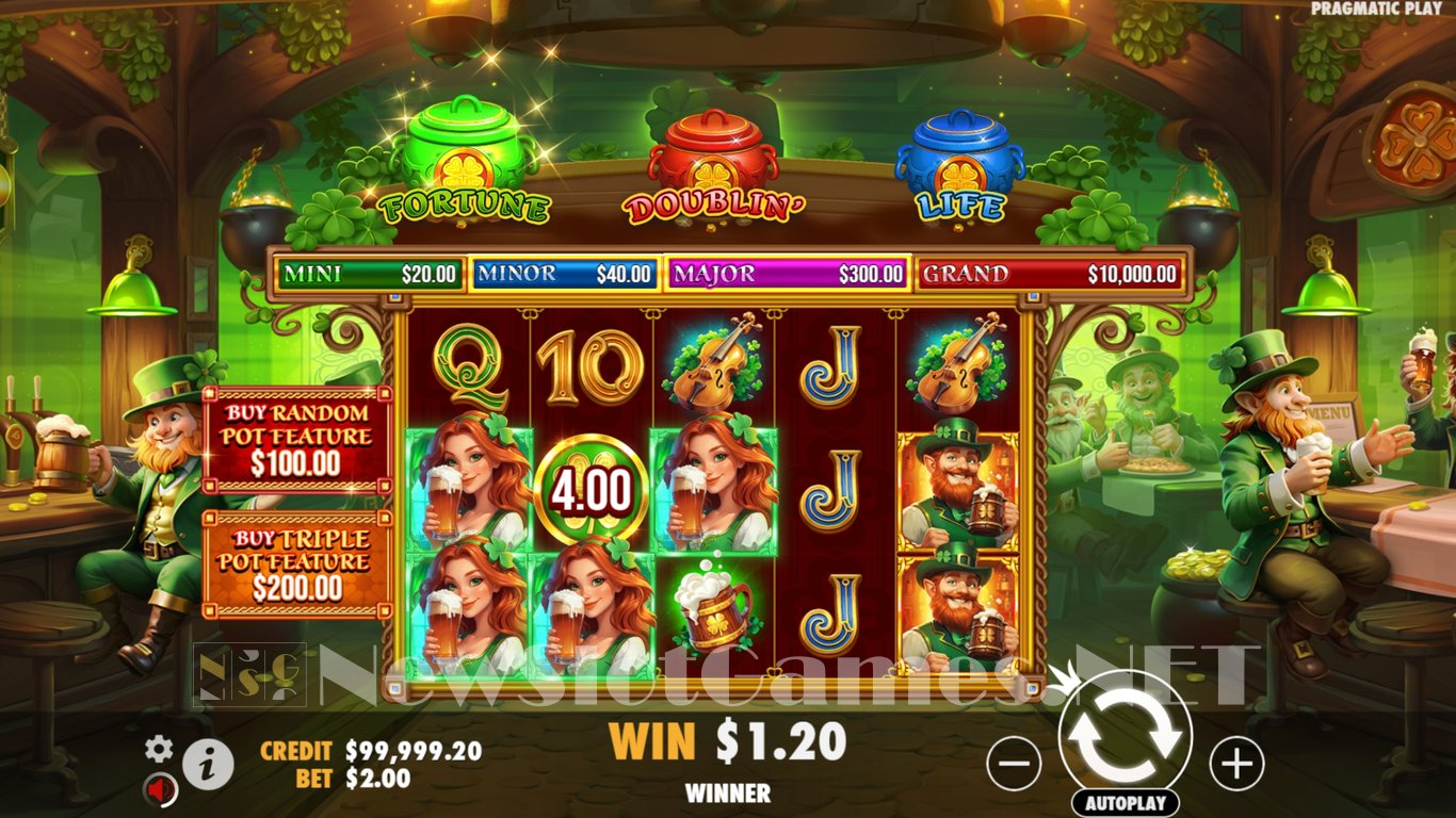Luckys Wild Pub Slot Demo Image