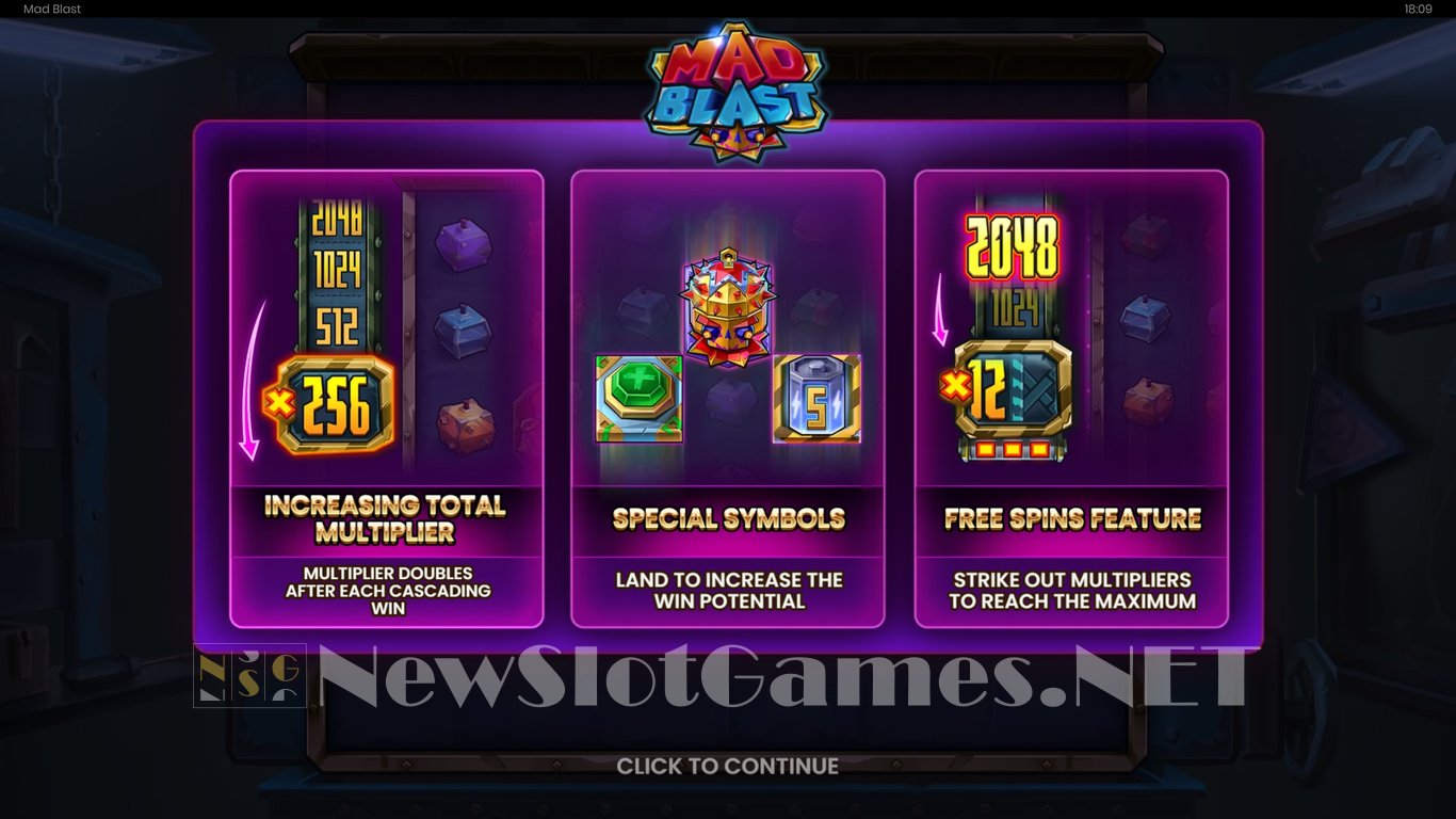 Mad Blast Slot Demo Image