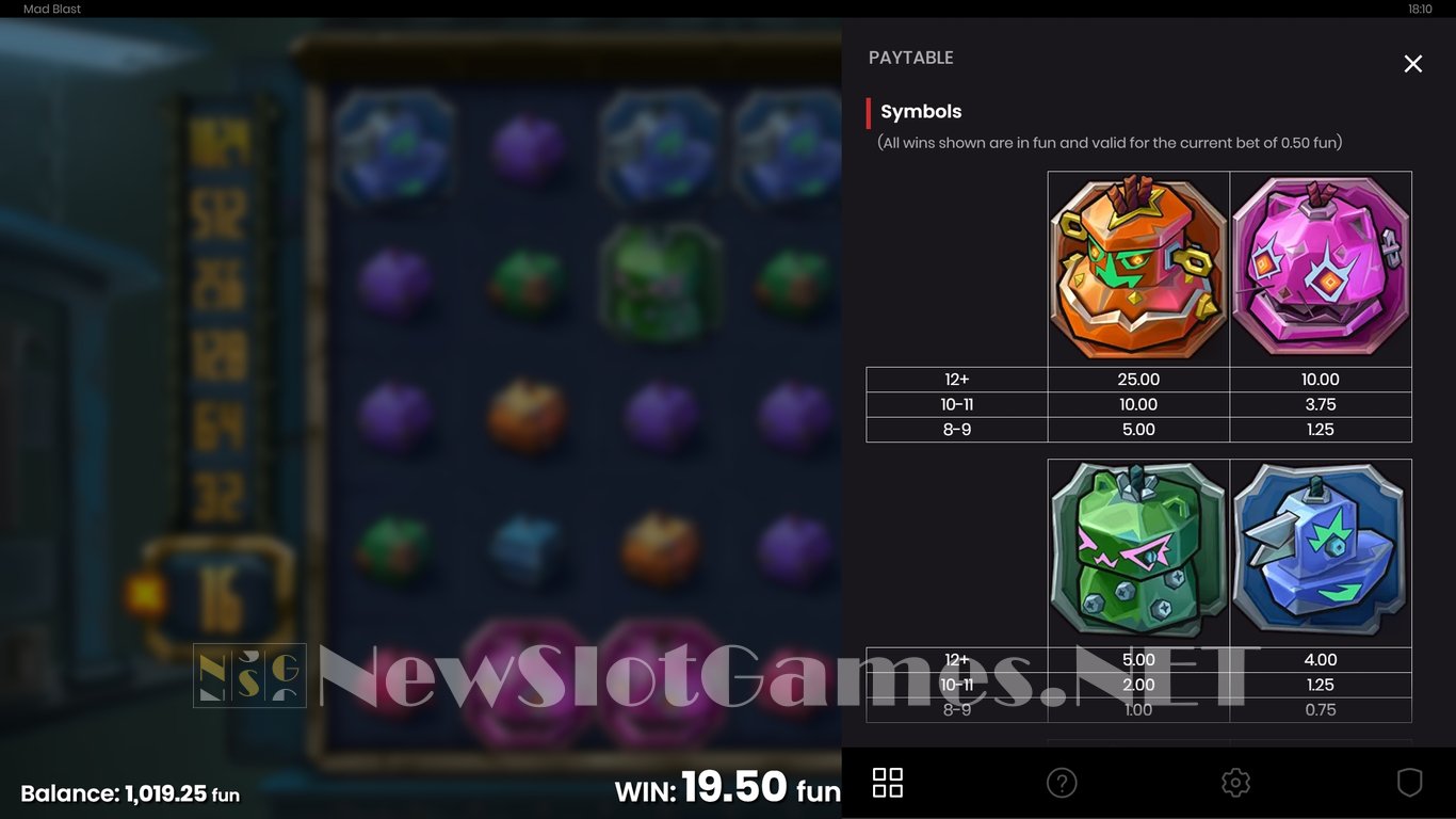 Mad Blast Slot Slot Image in Demo - pic. 11