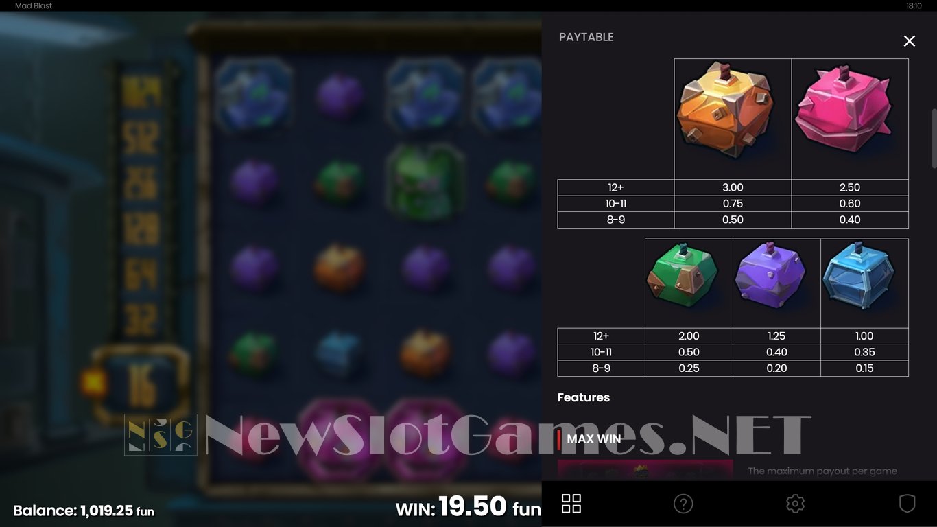 Mad Blast Slot Slot Image in Demo - pic. 12
