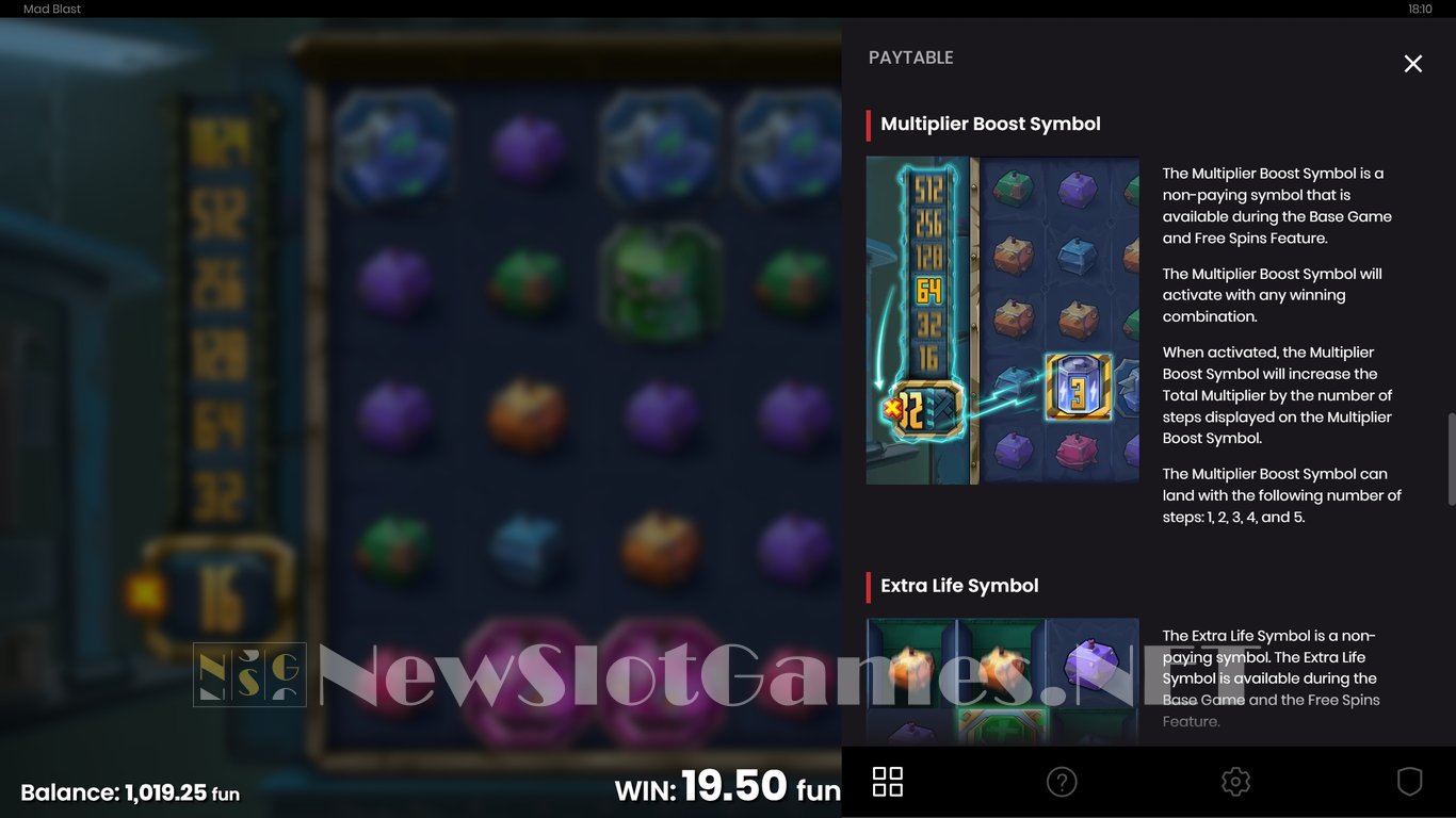 Mad Blast Slot Slot Image in Demo - pic. 14