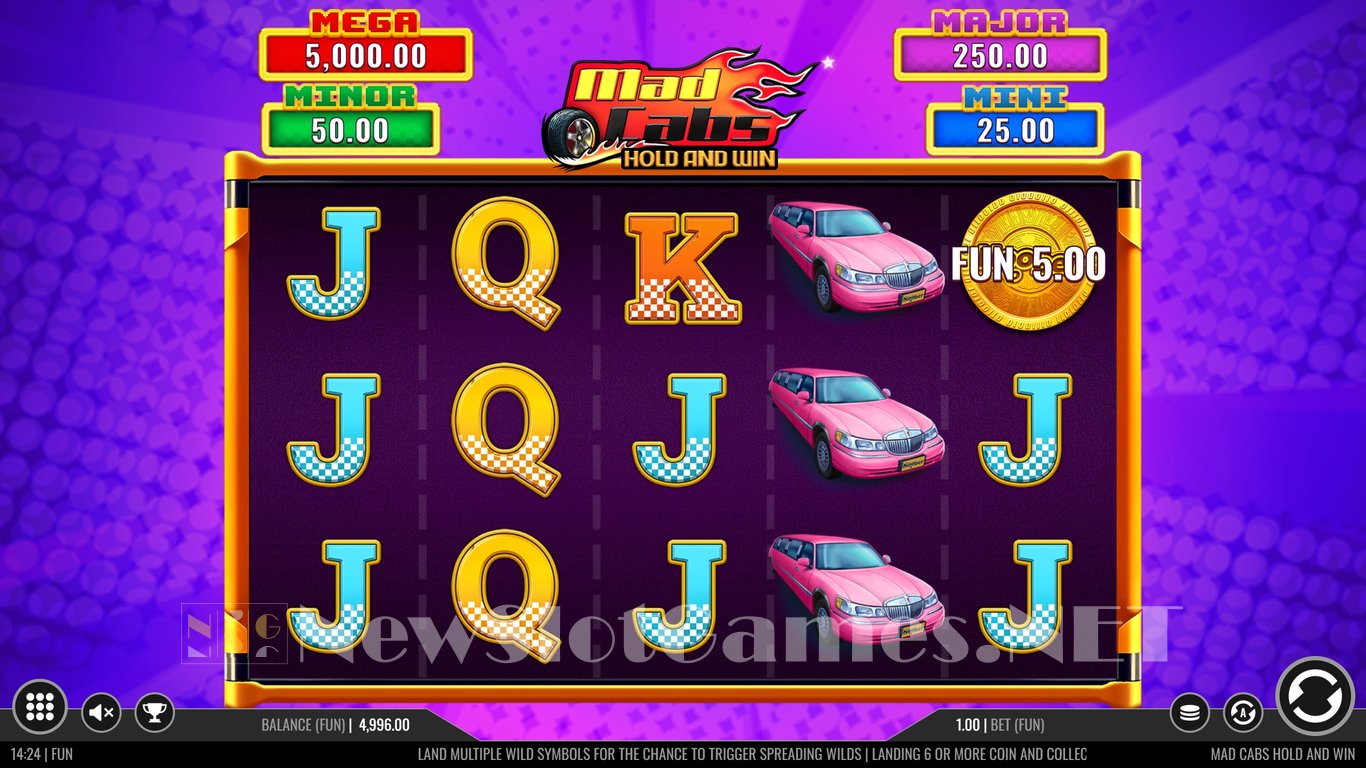 Mad Cabs Hold & Win Slot Slot Image in Demo - pic. 2