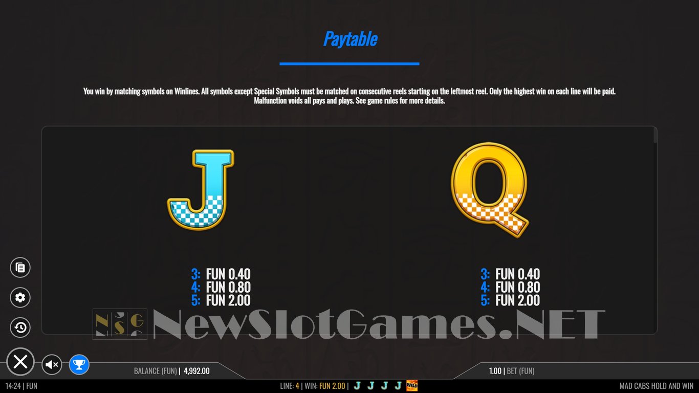 Mad Cabs Hold & Win Slot Slot Image in Demo - pic. 5