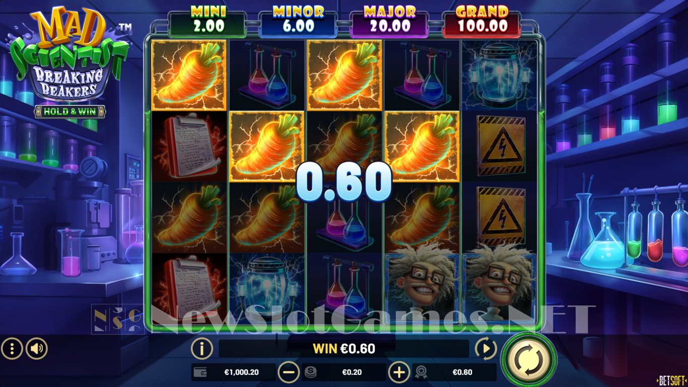 Mad Scientist Breaking Beakers Slot Slot Image in Demo - pic. 4