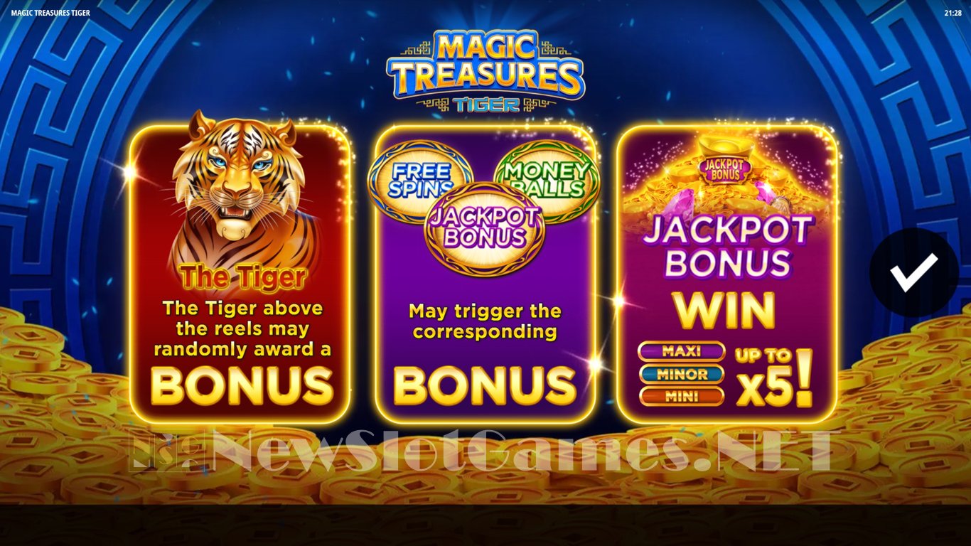 Magic Treasures Tiger Slot Demo Image