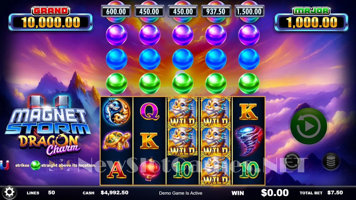 Magnet Storm Dragon Charm Slot Demo Image