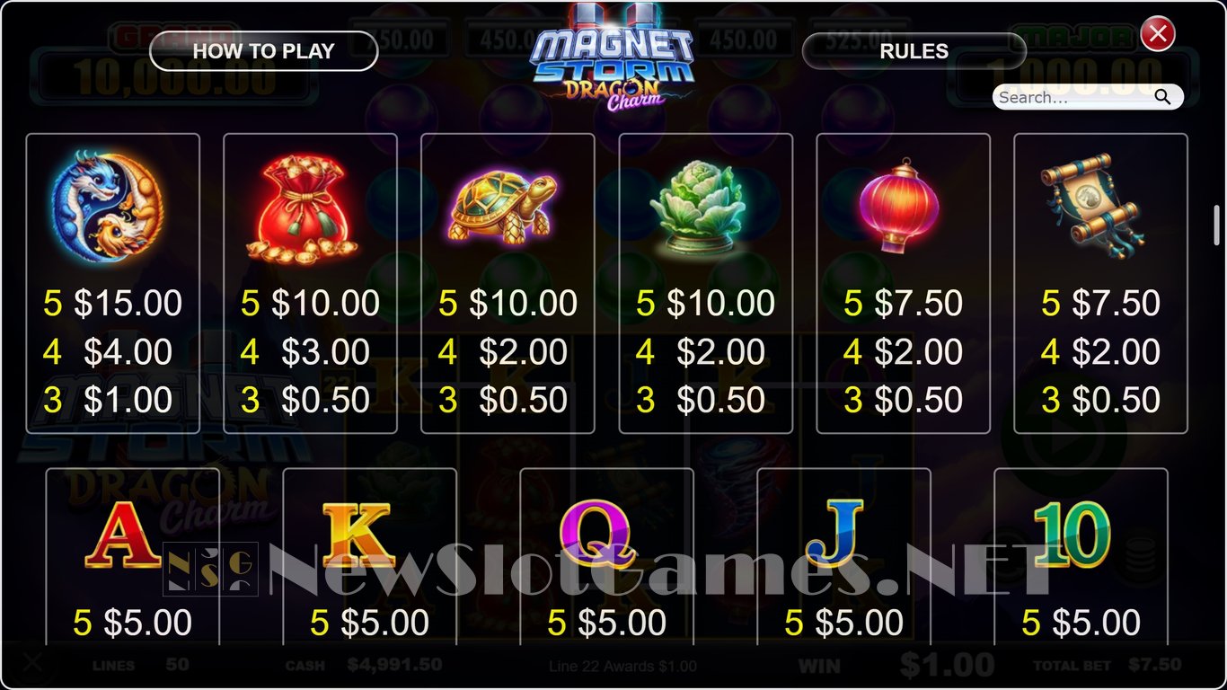 Magnet Storm Dragon Charm Slot Slot Image in Demo - pic. 6