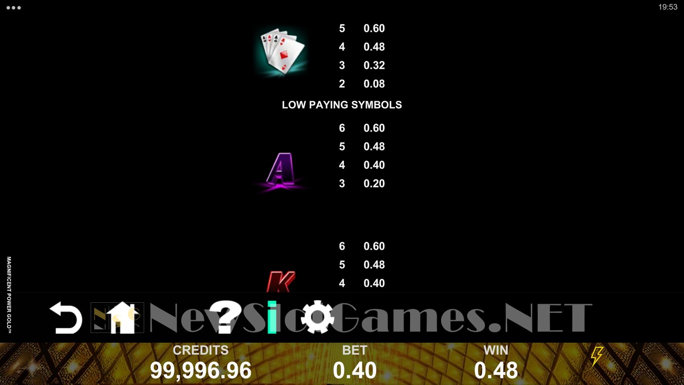 Magnificent Power Gold Slot Slot Image in Demo - pic. 10