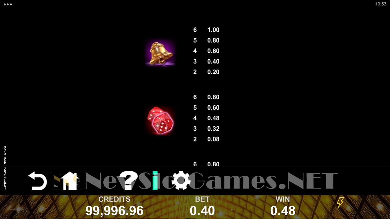 Magnificent Power Gold Slot Slot Image in Demo - pic. 9