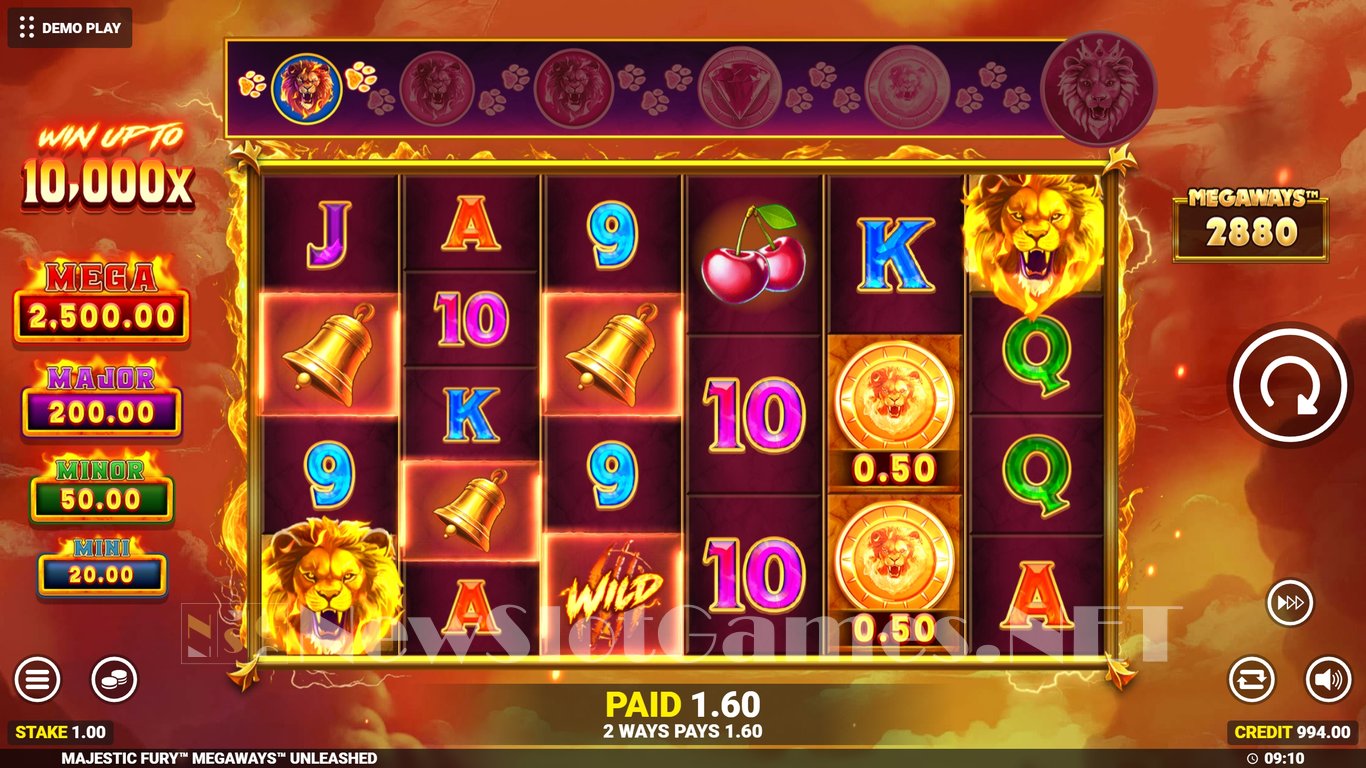 Majestic Fury Megaways Unleashed Slot Slot Image in Demo - pic. 8