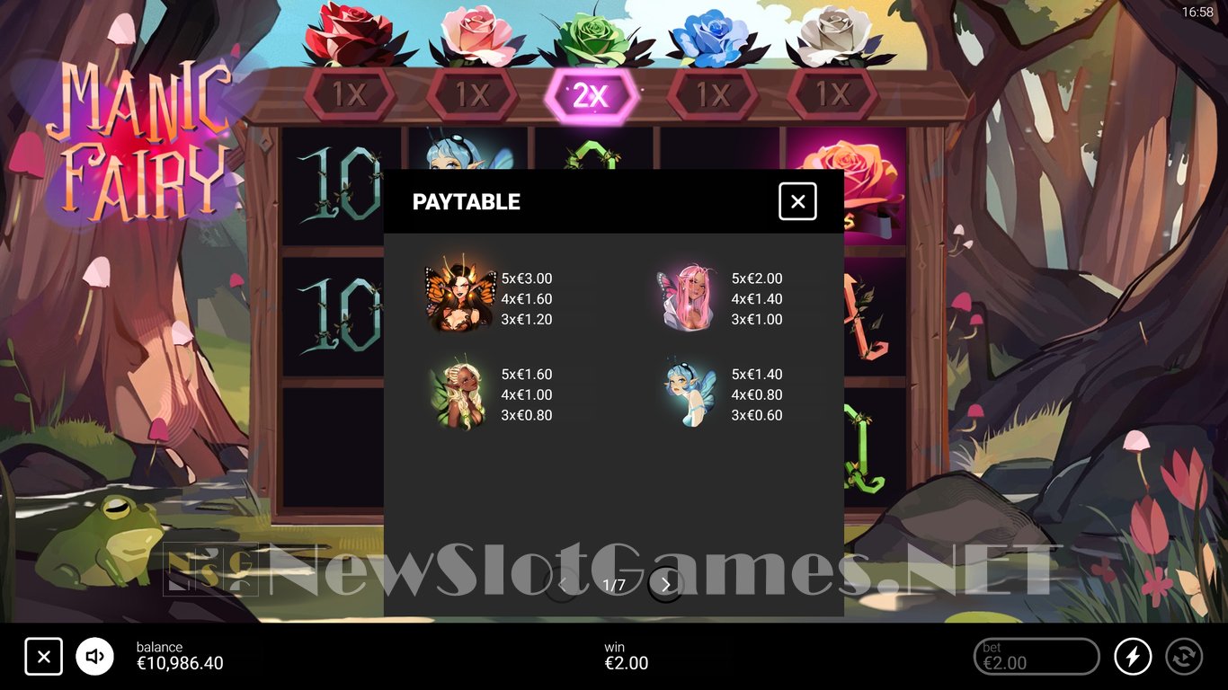 Manic Fairy Slot Slot Image in Demo - pic. 6
