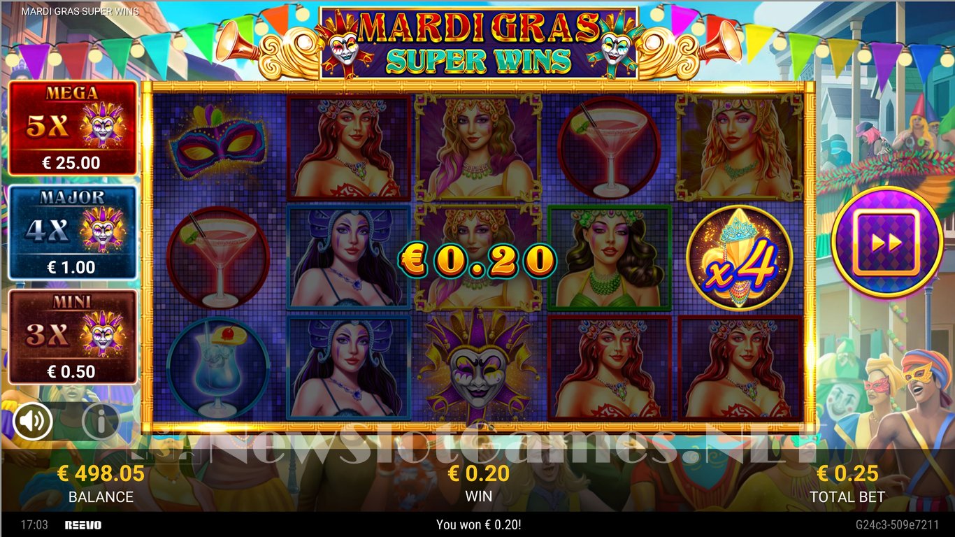 Mardi Gras Super Wins Slot Slot Image in Demo - pic. 10