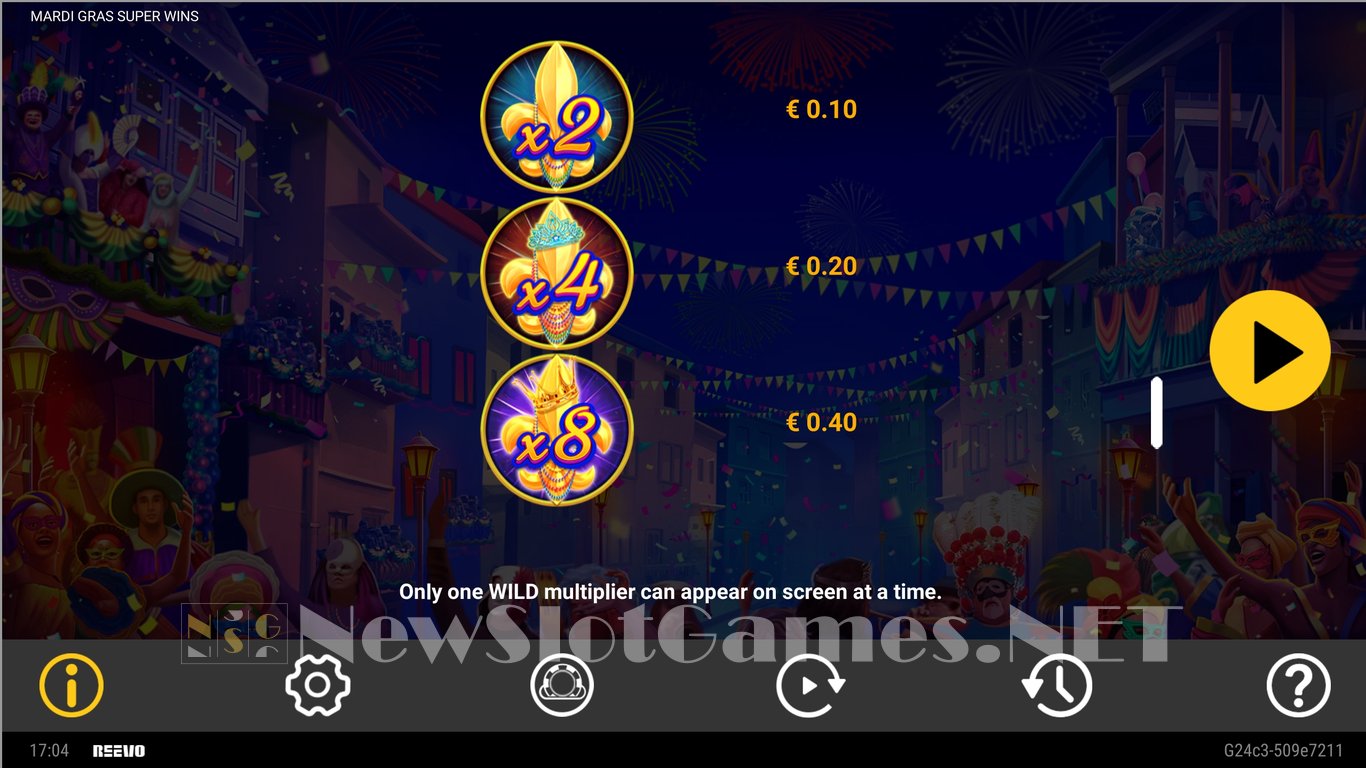 Mardi Gras Super Wins Slot Slot Image in Demo - pic. 12