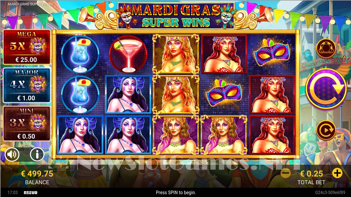Mardi Gras Super Wins Slot Slot Image in Demo - pic. 2