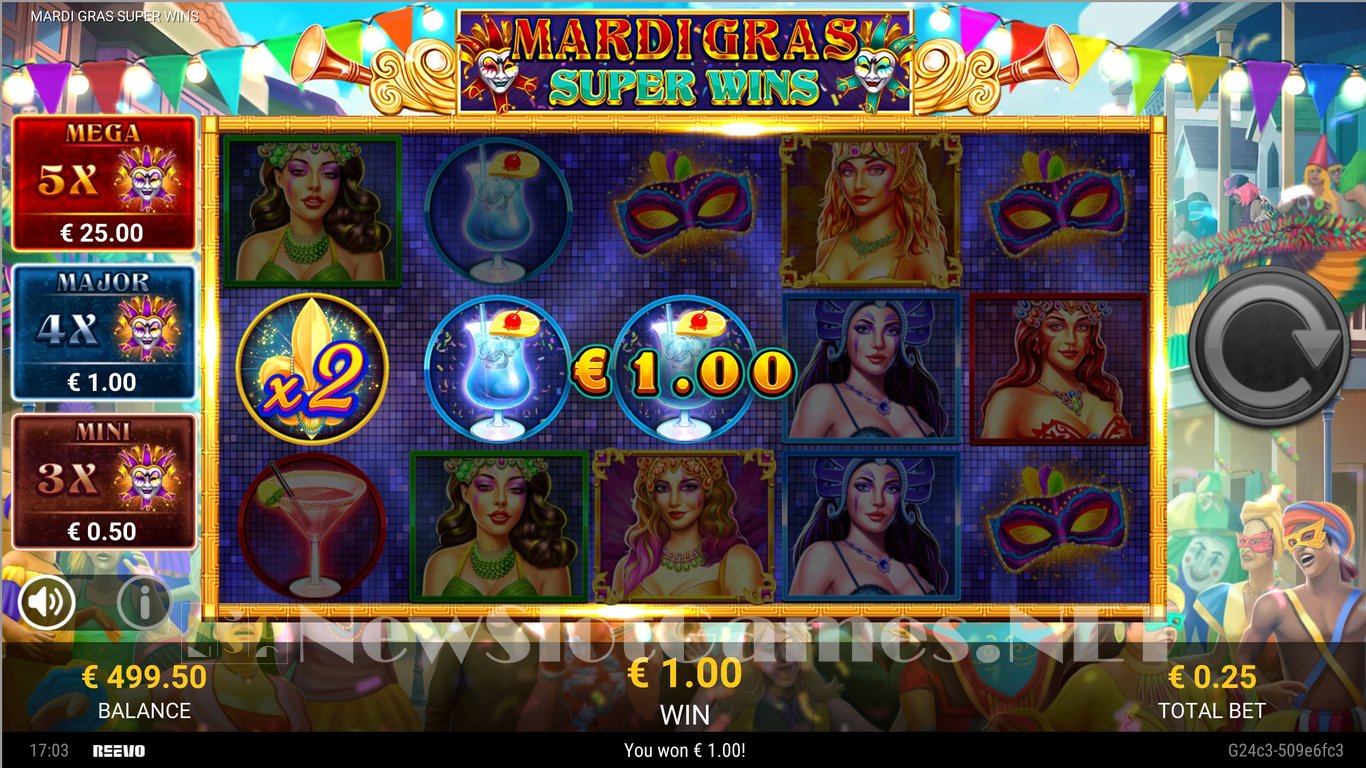 Mardi Gras Super Wins Slot Slot Image in Demo - pic. 3