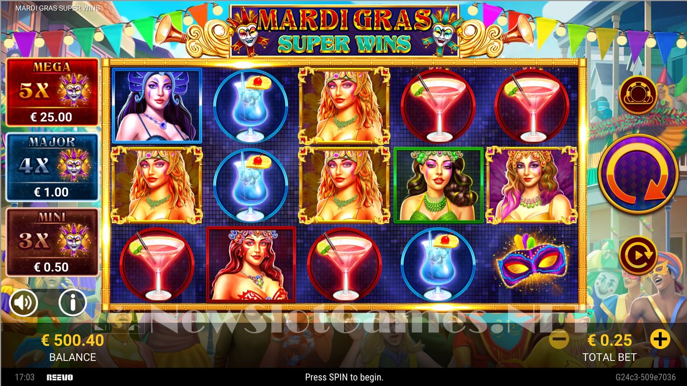 Mardi Gras Super Wins Slot Slot Image in Demo - pic. 5