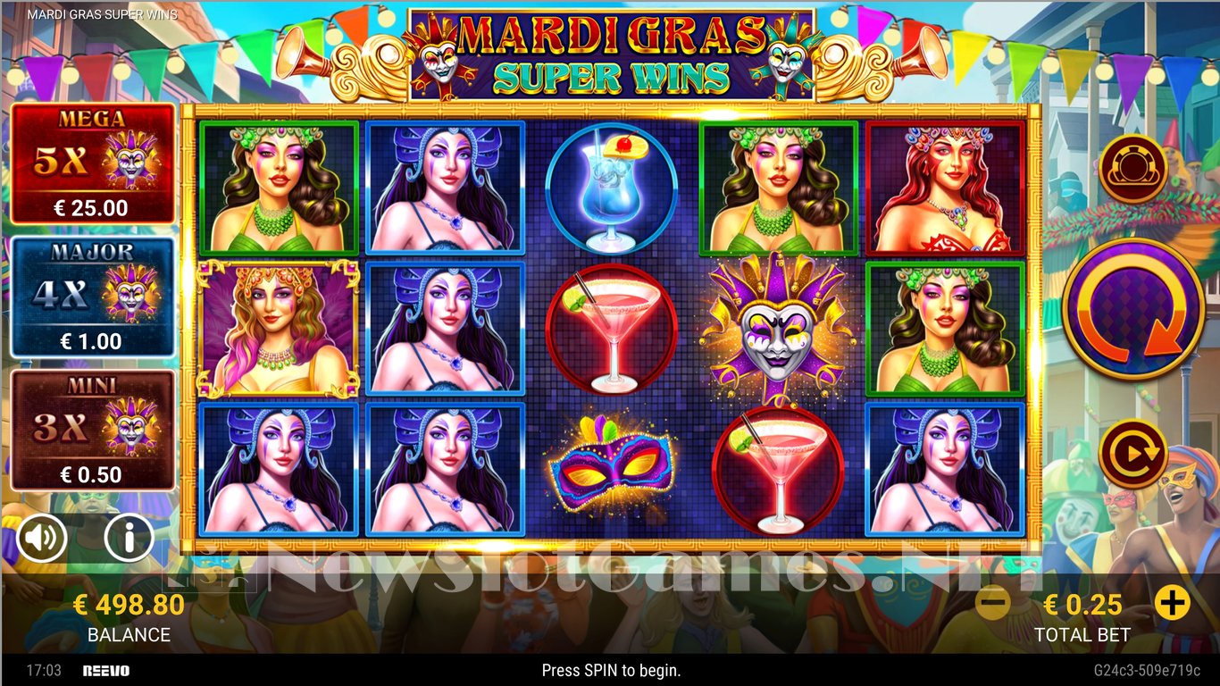 Mardi Gras Super Wins Slot Slot Image in Demo - pic. 9