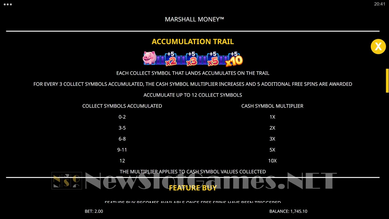 Marshall Money Slot Slot Image in Demo - pic. 4