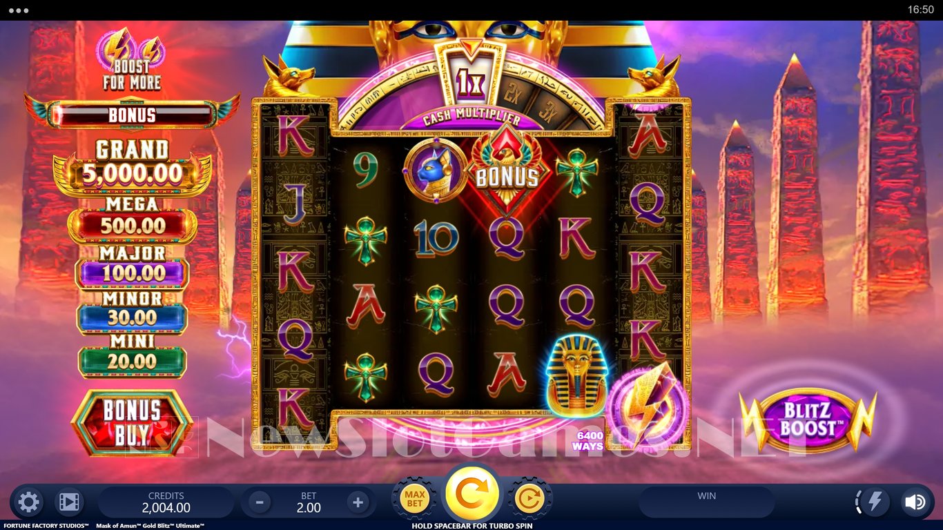 Mask Of Amun Gold Blitz Ultimate Slot Slot Image in Demo - pic. 2