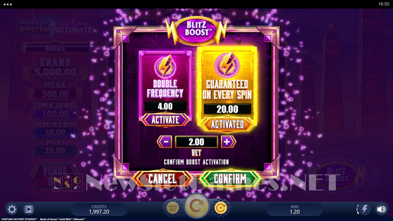Mask Of Amun Gold Blitz Ultimate Slot Slot Image in Demo - pic. 6