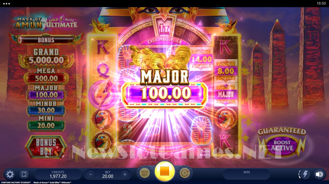 Mask Of Amun Gold Blitz Ultimate Slot Slot Image in Demo - pic. 7