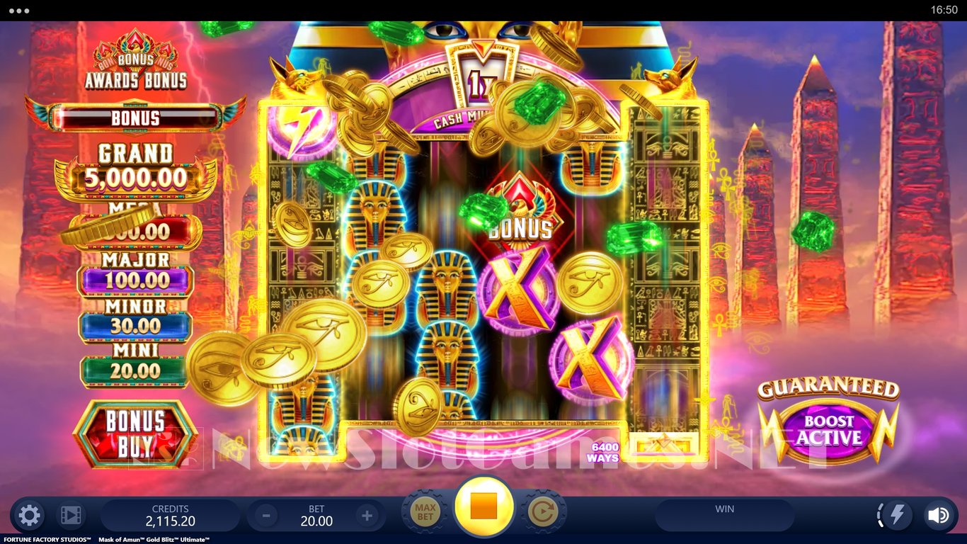 Mask Of Amun Gold Blitz Ultimate Slot Slot Image in Demo - pic. 8