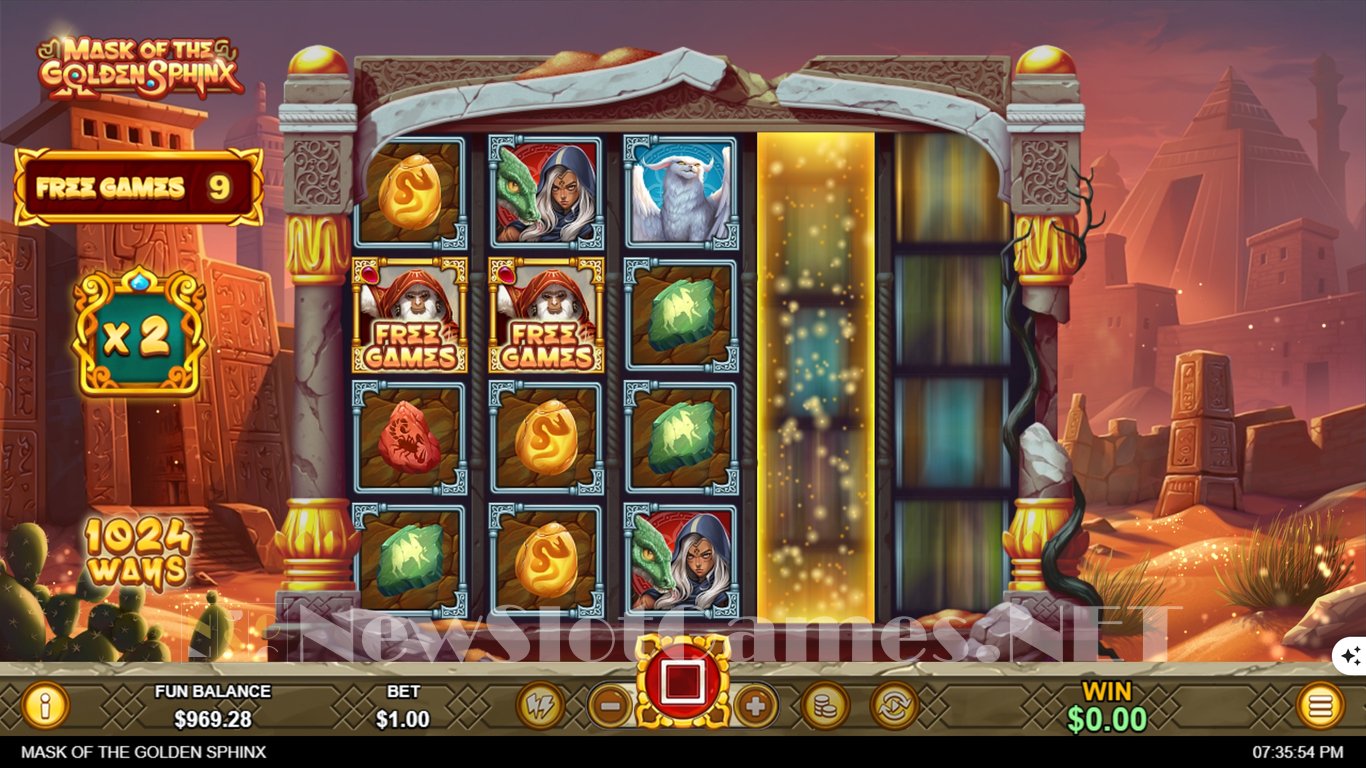 Mask of the Golden Sphinx Slot Slot Image in Demo - pic. 9