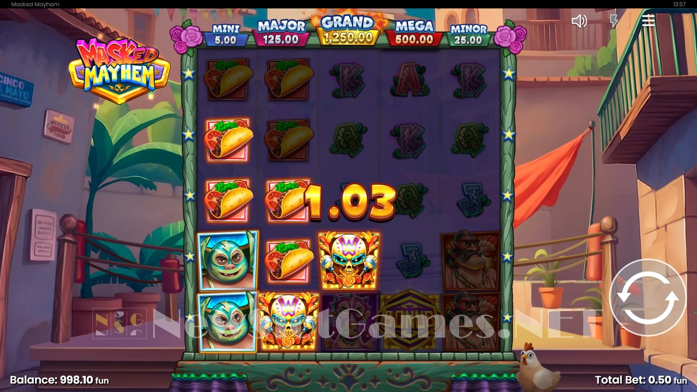 Masked Mayhem Slot Slot Image in Demo - pic. 4