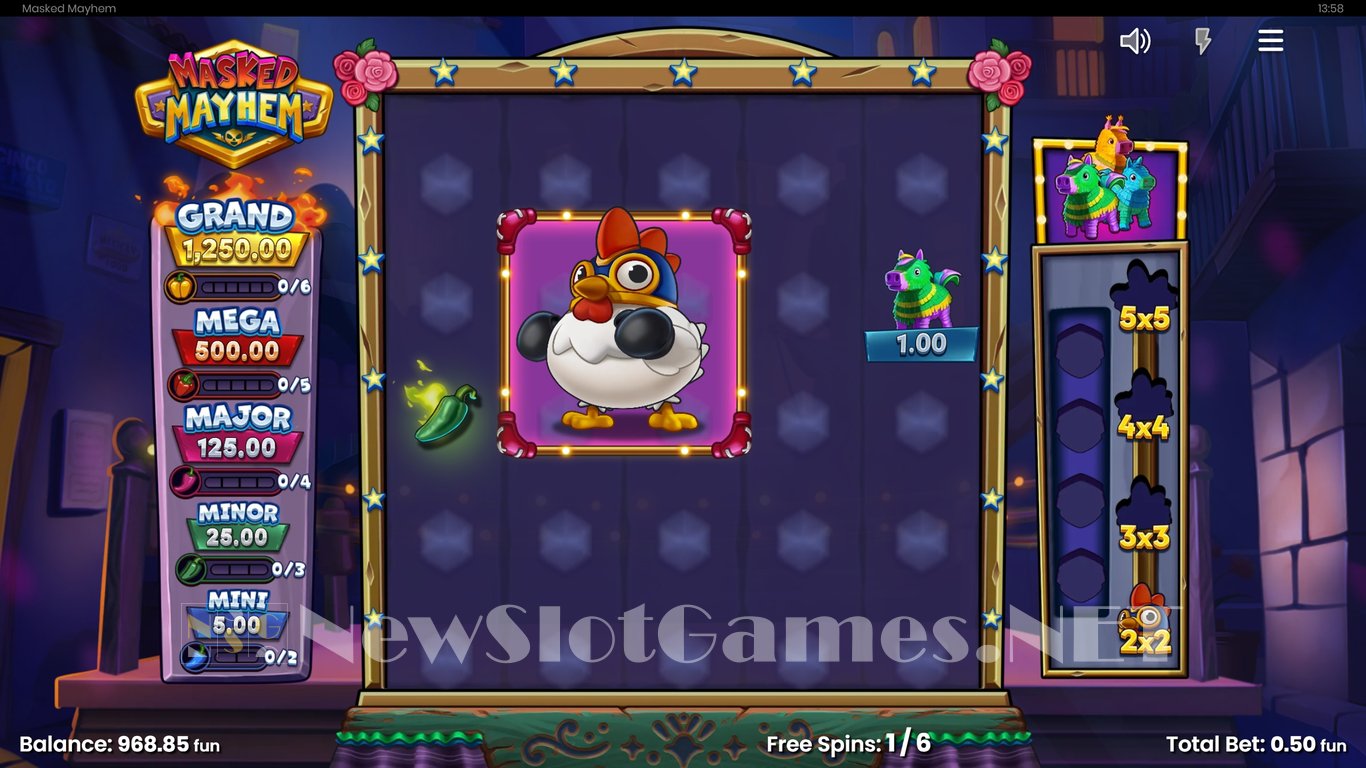 Masked Mayhem Slot Slot Image in Demo - pic. 8