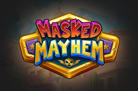 Masked Mayhem Slot Logo