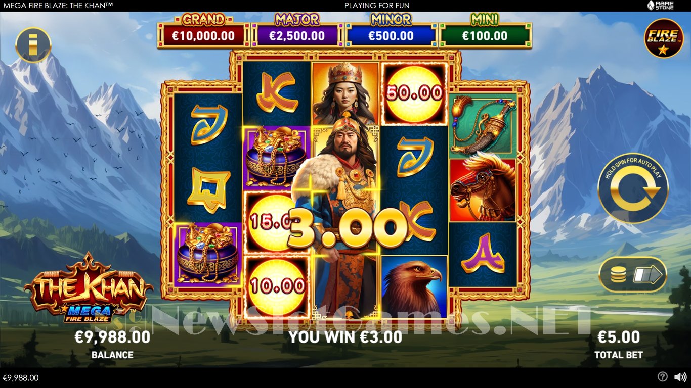 Mega Fire Blaze The Khan Slot Slot Image in Demo - pic. 3
