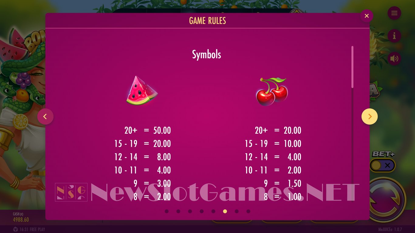 MeJUICEa Slot Slot Image in Demo - pic. 8