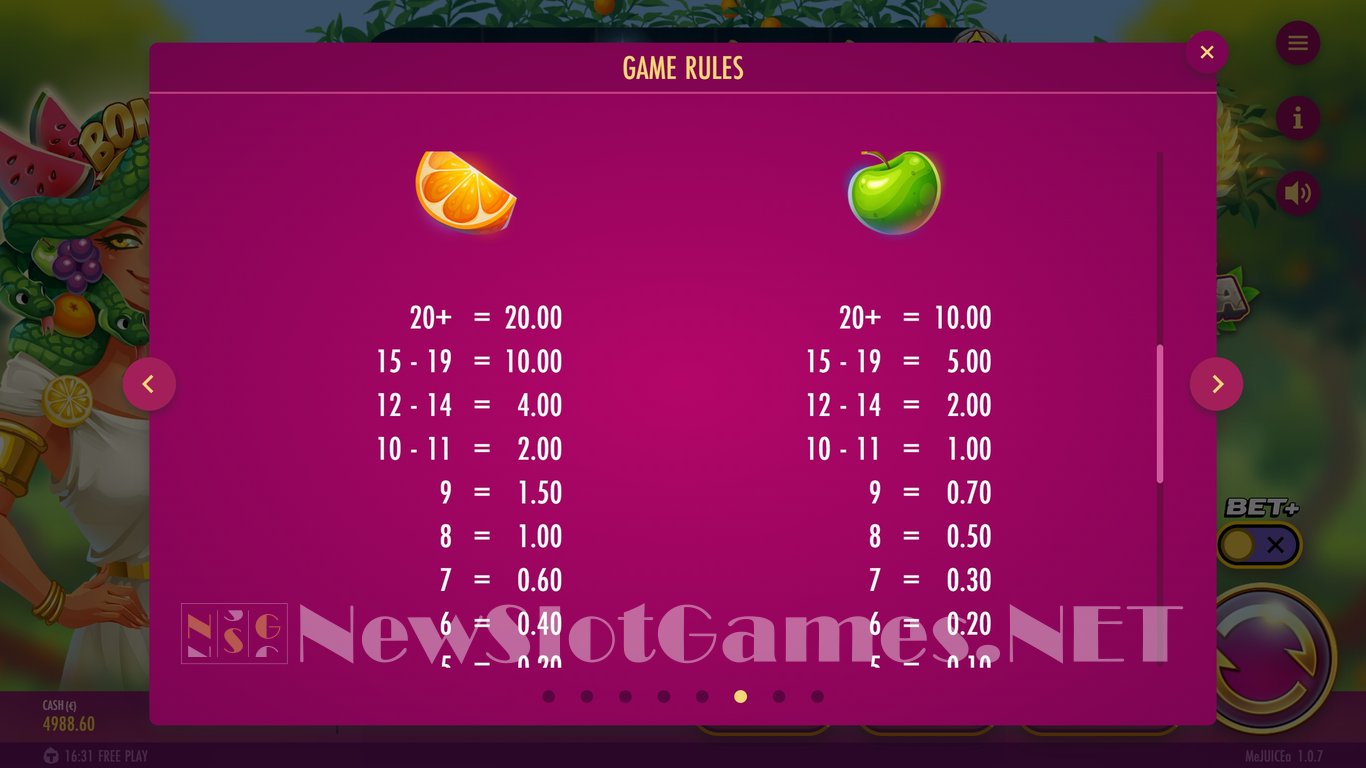 MeJUICEa Slot Slot Image in Demo - pic. 9